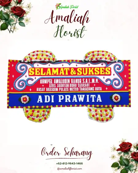 Papan Bunga Ucapan Selamat Jaya